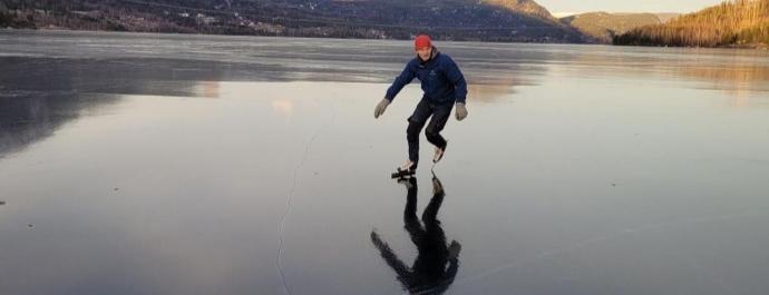 Skøyteis i Norefjellområdet