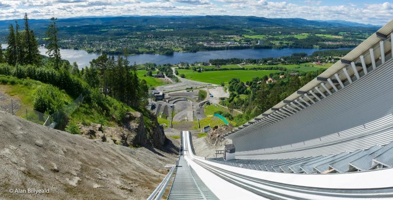 The stairs at Vikersund ski jump