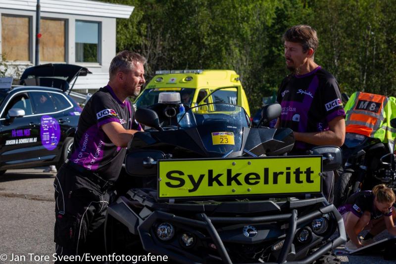 Stengte veier under sykkelritt