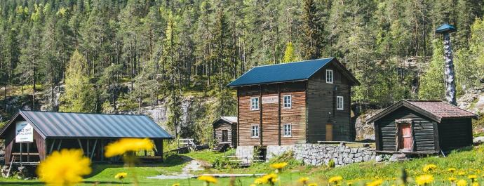 Spennende bygdehistorie på Eggedal Mølle