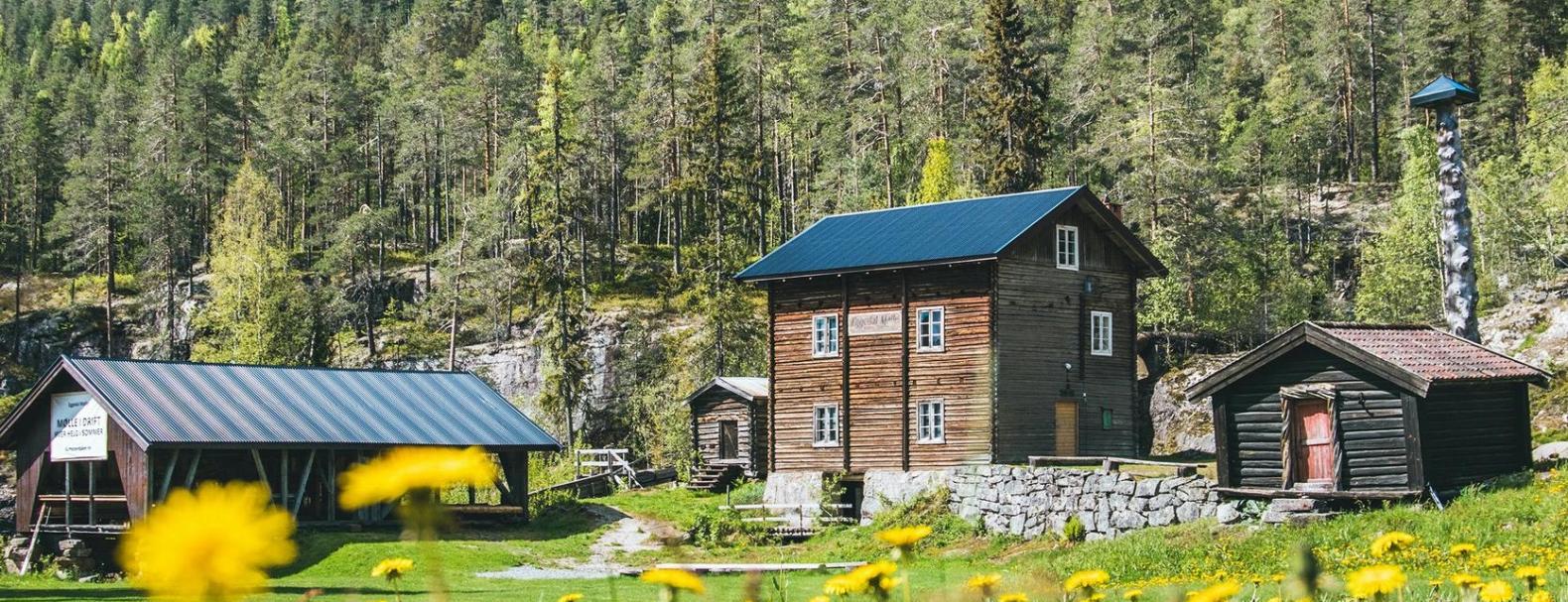 Spennende bygdehistorie på Eggedal Mølle