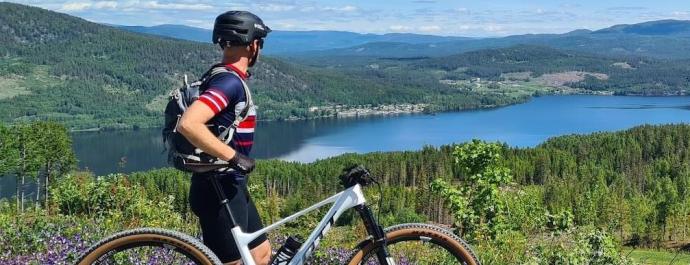 Nasjonal sykkelrute gjennom Norefjell-regionen