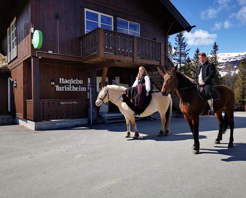 Guidet tur på hesteryggen