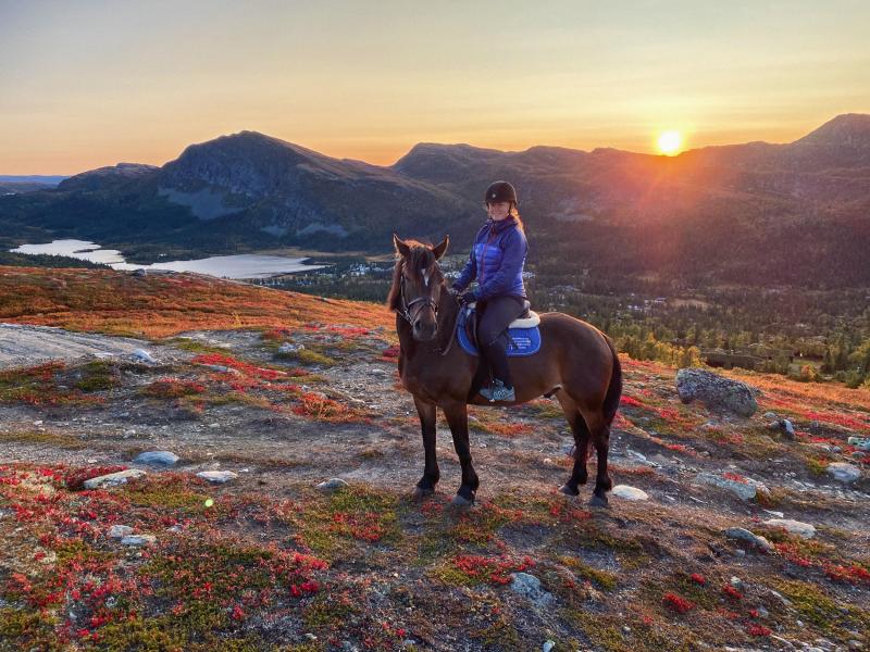 Guidet tur på hesteryggen