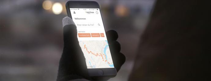 NYHET: app for bestilling av buss