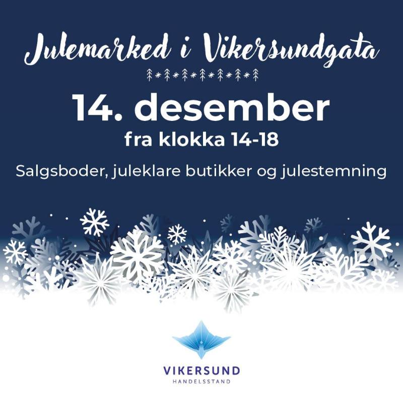 Julemarked i Vikersundgata