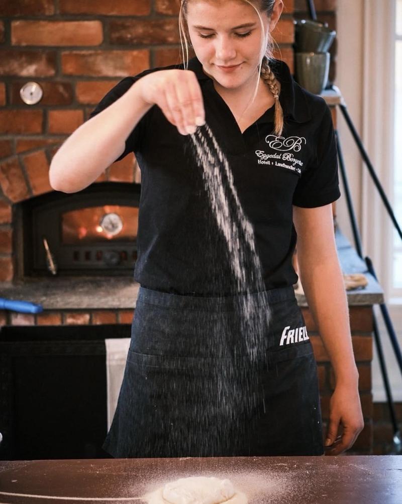 Pizzakveld i lysthuset