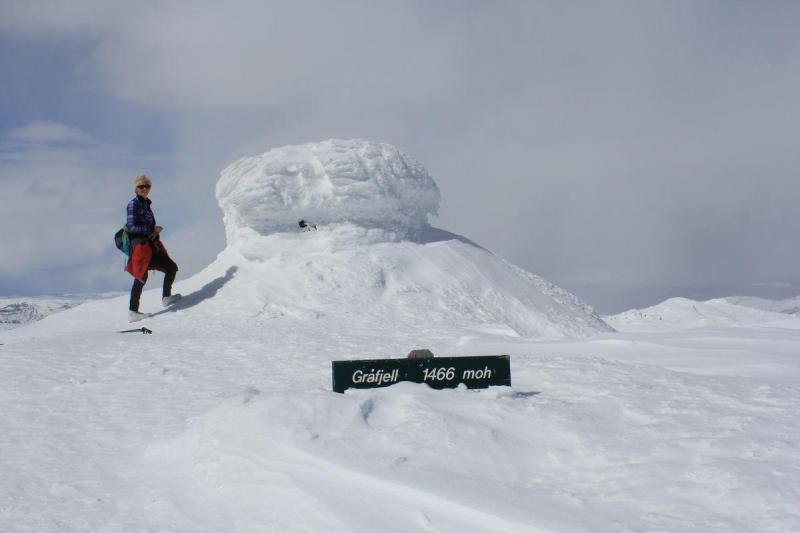 Topptur på ski til Gråfjell 1466 moh